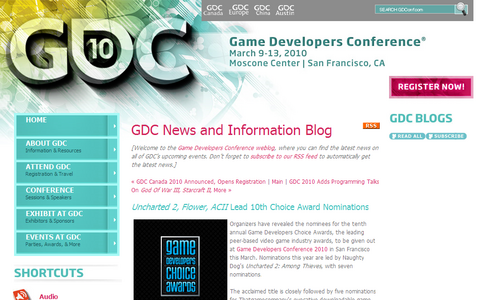 Game Developers Conference San Francisco 2010