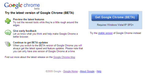 Google Chrome (BETA)