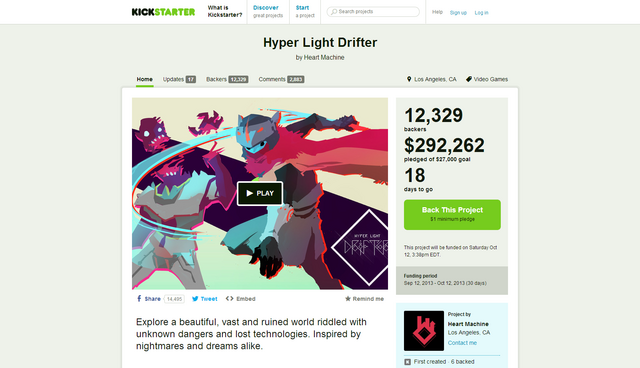 Hyper Light Drifter by Heart Machine — Kickstarter