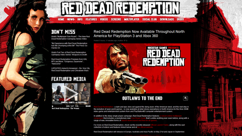 Red Dead Redemption Now Available Throughout North America for PlayStation 3 and Xbox 360