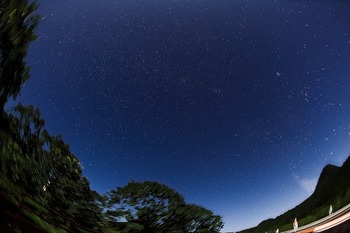 榛名山の星空