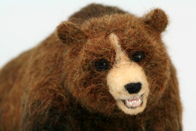 Needle felted Bear (URSUS ARCTOS)