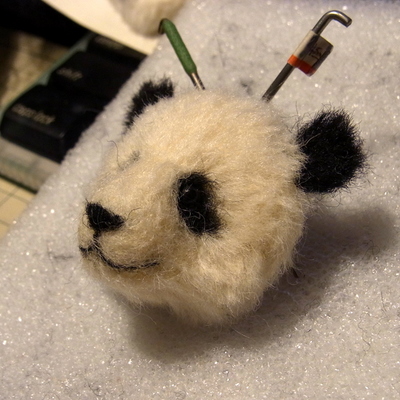 felt panda