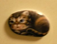 石頭猫のマグネット