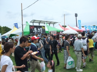 市民祭り会場の様子