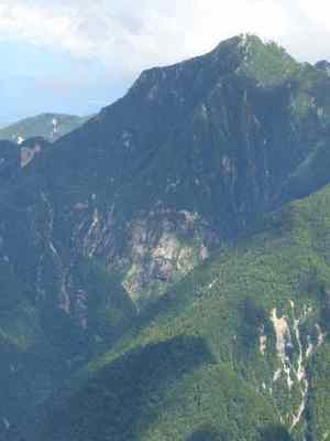 唐沢岳幕岩が見えた