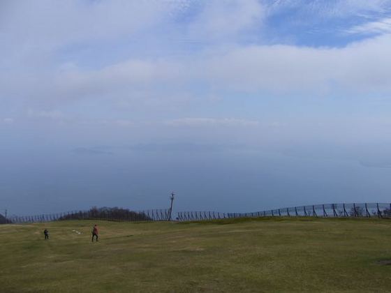 蓬莱山から琵琶湖を望む