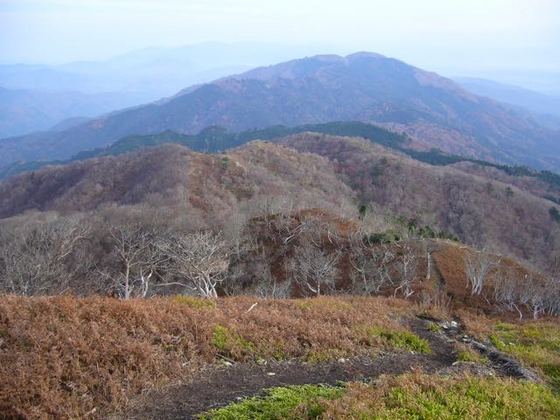 釣瓶岳から見る蛇谷ヶ峰