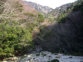 御在所岳　本谷入り口の河原