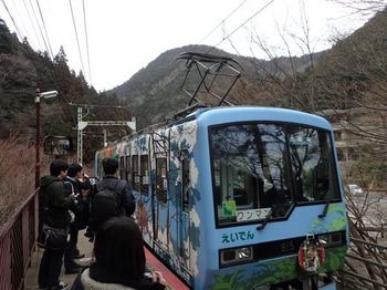 叡山電鉄・貴船口から電車に