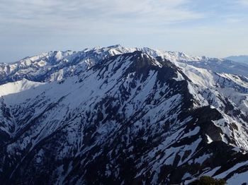 後立山連峰　五竜　唐松　白馬