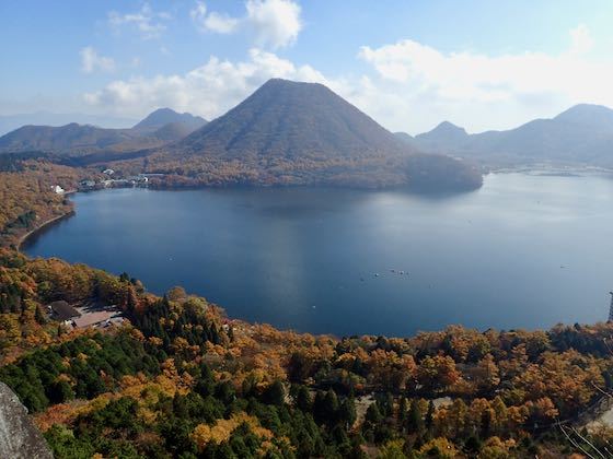 硯岩から眺める榛名富士