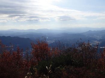 鳥見山公園展望台から大峰・台高方面