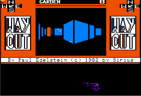 Way Out (APPLE II)(1982)(Sirius Software)